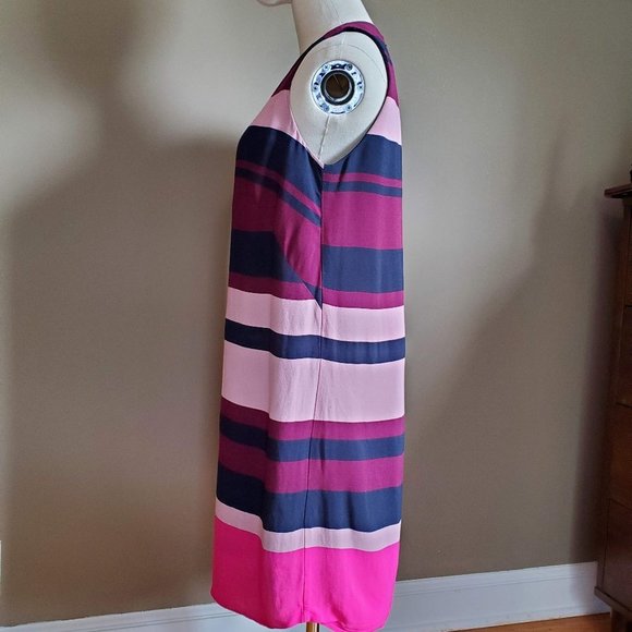 Ann Taylor Factory Striped Shift Dress 8P - Picture 3 of 7